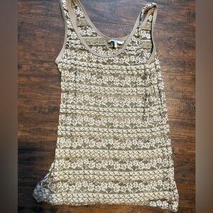 BKE lace tank top
